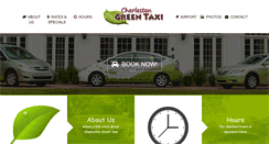 Desktop Screenshot of charlestongreentaxi.com