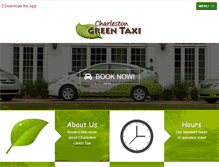 Tablet Screenshot of charlestongreentaxi.com